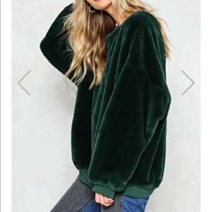 50% off through Friday! Faux Fur Sweatshirt